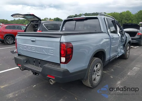 2025 Honda Ridgeline Rtl z USA, uszkodzony, nr VIN 5FPYK3F55SB019494